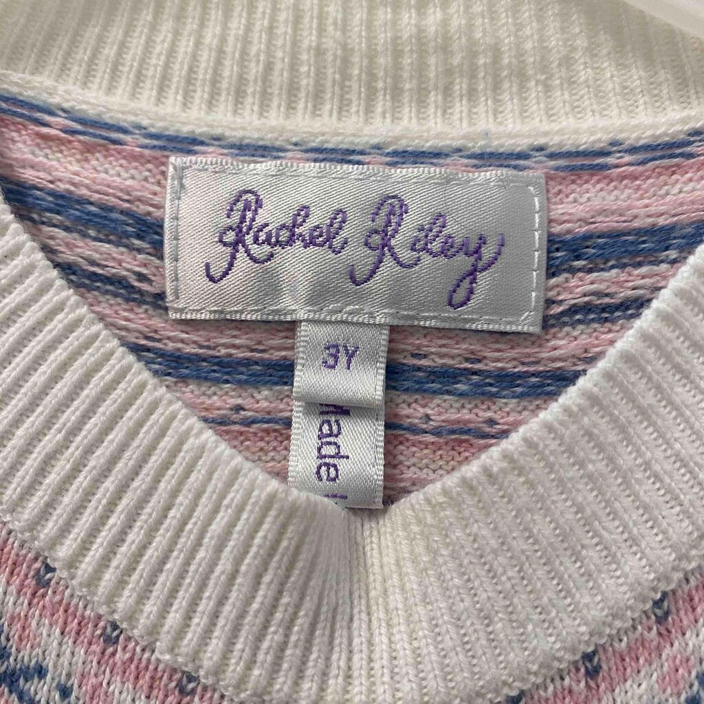 Rachel Riley Ivory Fairisle Sweater, Girl 3