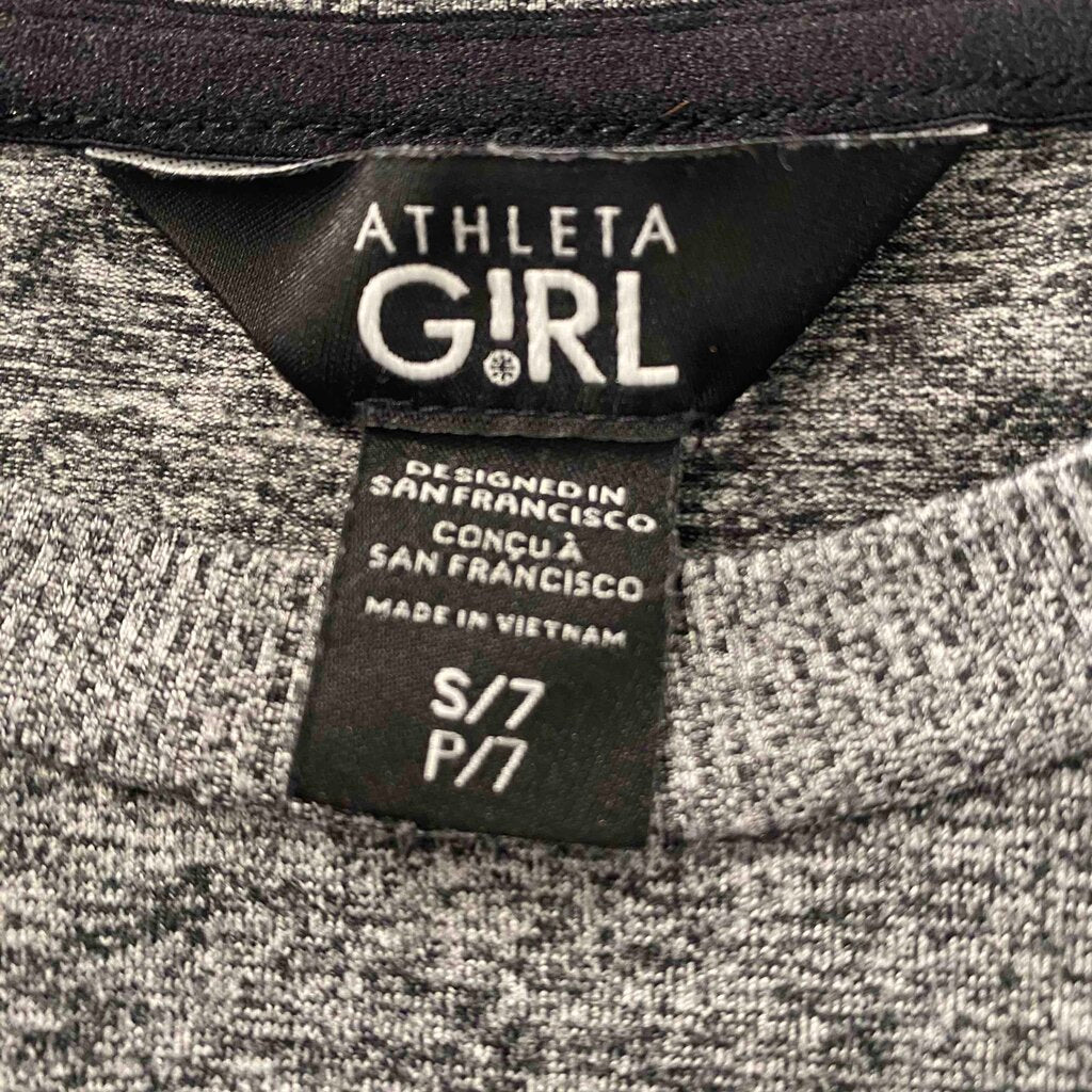 Athleta Girl Heather Gray Long-Sleeve Top, Girls 7