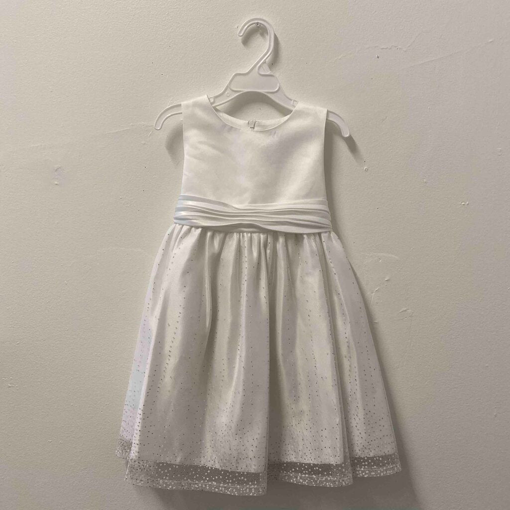 Orsolini White Sparkle Special Occasion Dress – Size 98 (US 3)