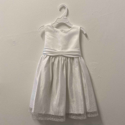 Orsolini White Sparkle Special Occasion Dress – Size 98 (US 3)