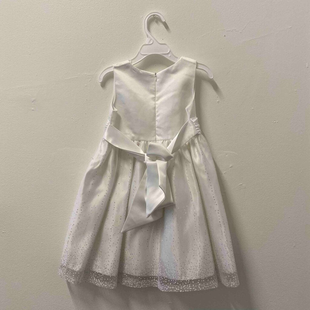 Orsolini White Sparkle Special Occasion Dress – Size 98 (US 3)