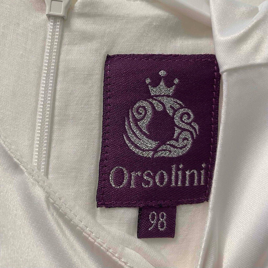 Orsolini White Sparkle Special Occasion Dress – Size 98 (US 3)