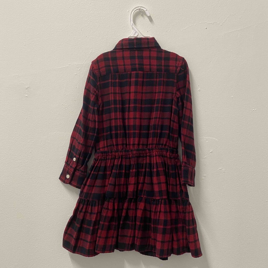 Polo Ralph Lauren Plaid Tiered Shirt Dress, Girls Size 3