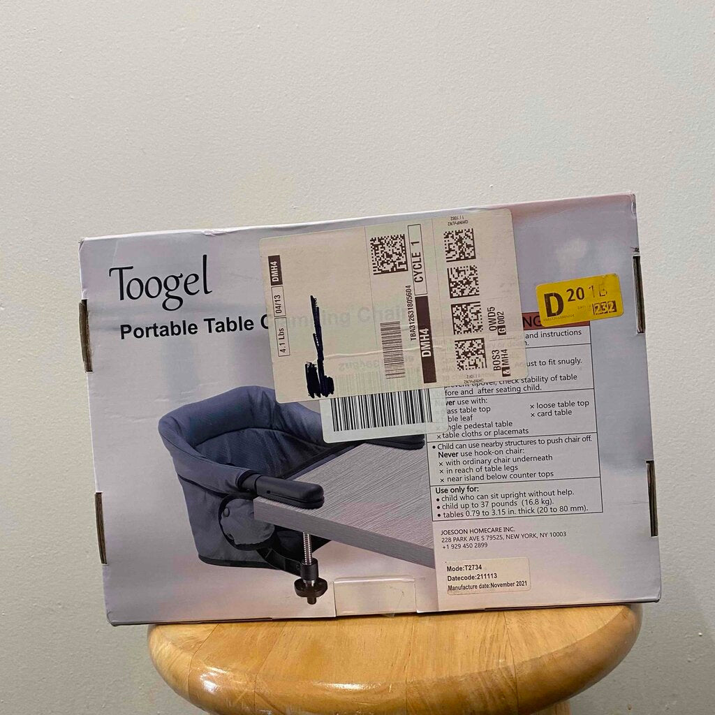 Toogel Portable Hook-On High Chair (Retails for $50.99)