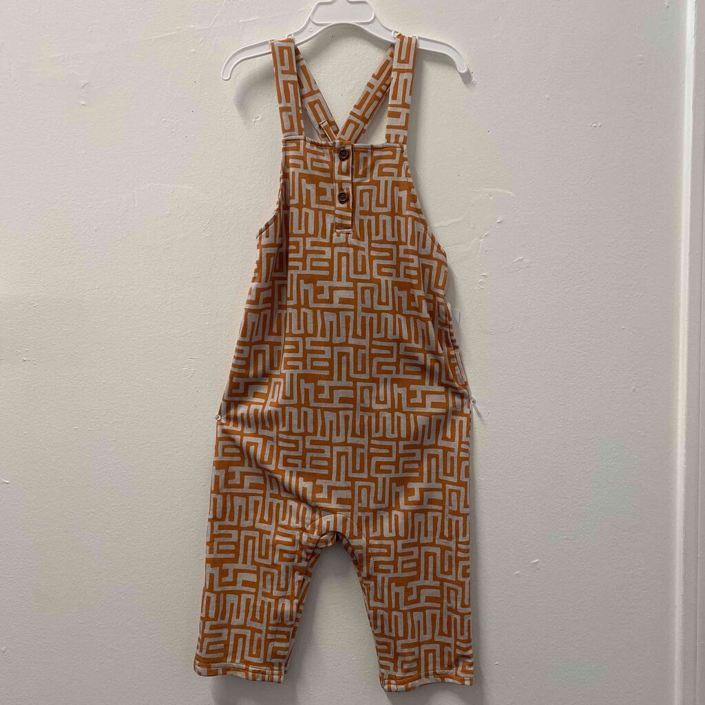 New Ade + Ayo Geometric Print Overalls, Unisex 5