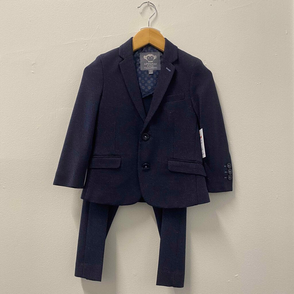 Appaman Navy Blue Two-Piece Suit, Boys 4