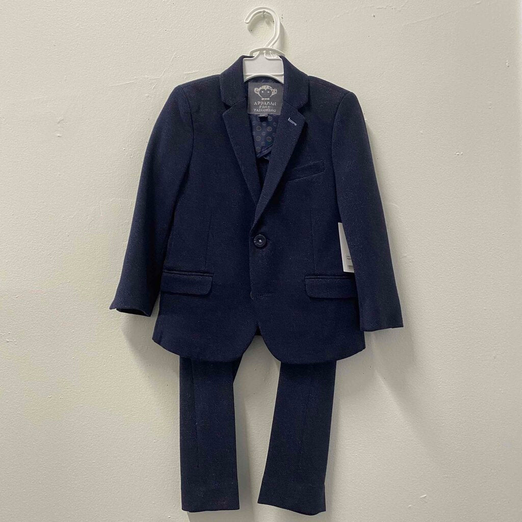 Appaman Navy Blue Two-Piece Suit, Boys 4