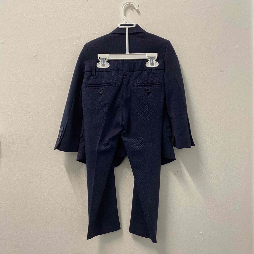 Appaman Navy Blue Two-Piece Suit, Boys 4
