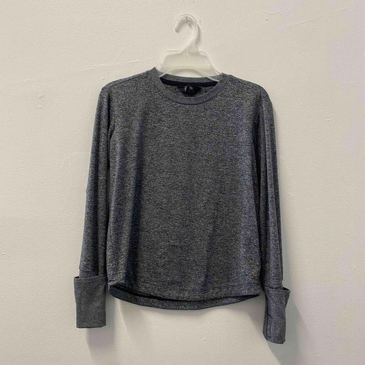 Athleta Girl Heather Gray Long-Sleeve Top, Girls 7