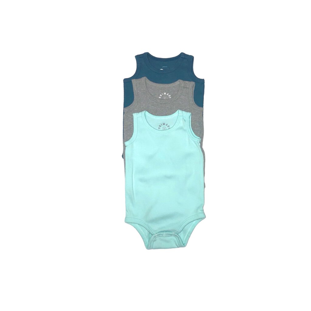 Primary onesies (set of 3), 0-3 months