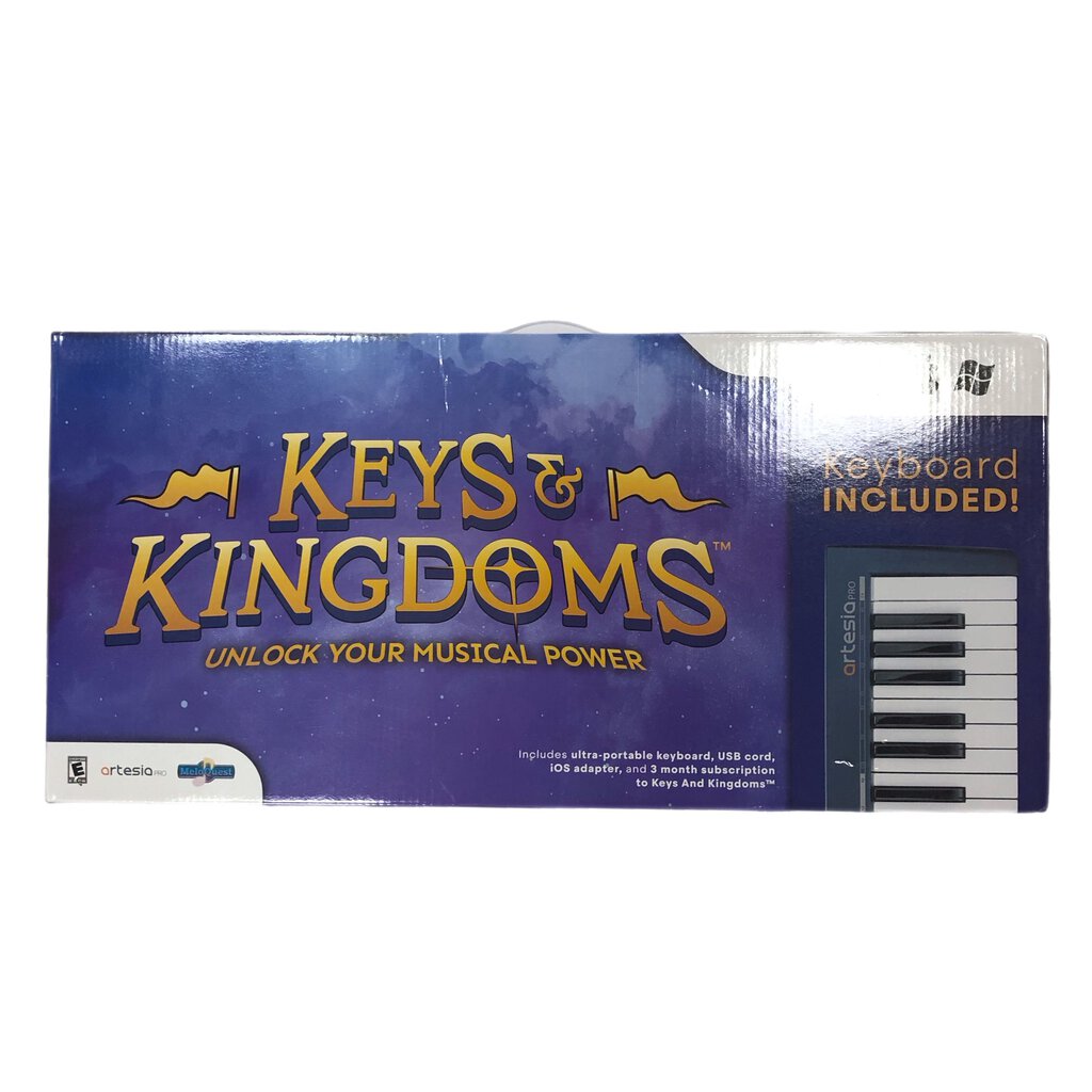 Keys & Kingdoms Piano Learning Game + Keyboard (Retails for $100)
