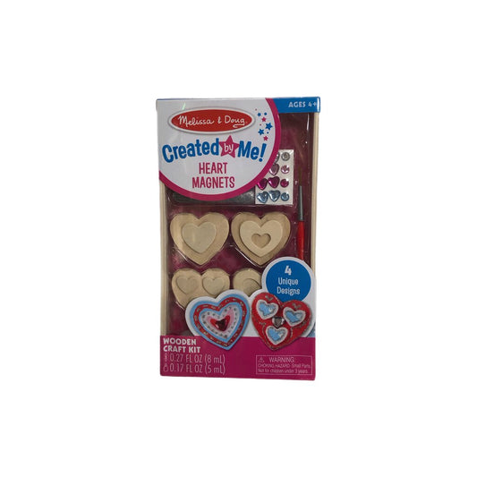 Created by Me! Heart Magnets Wooden Craft Kit