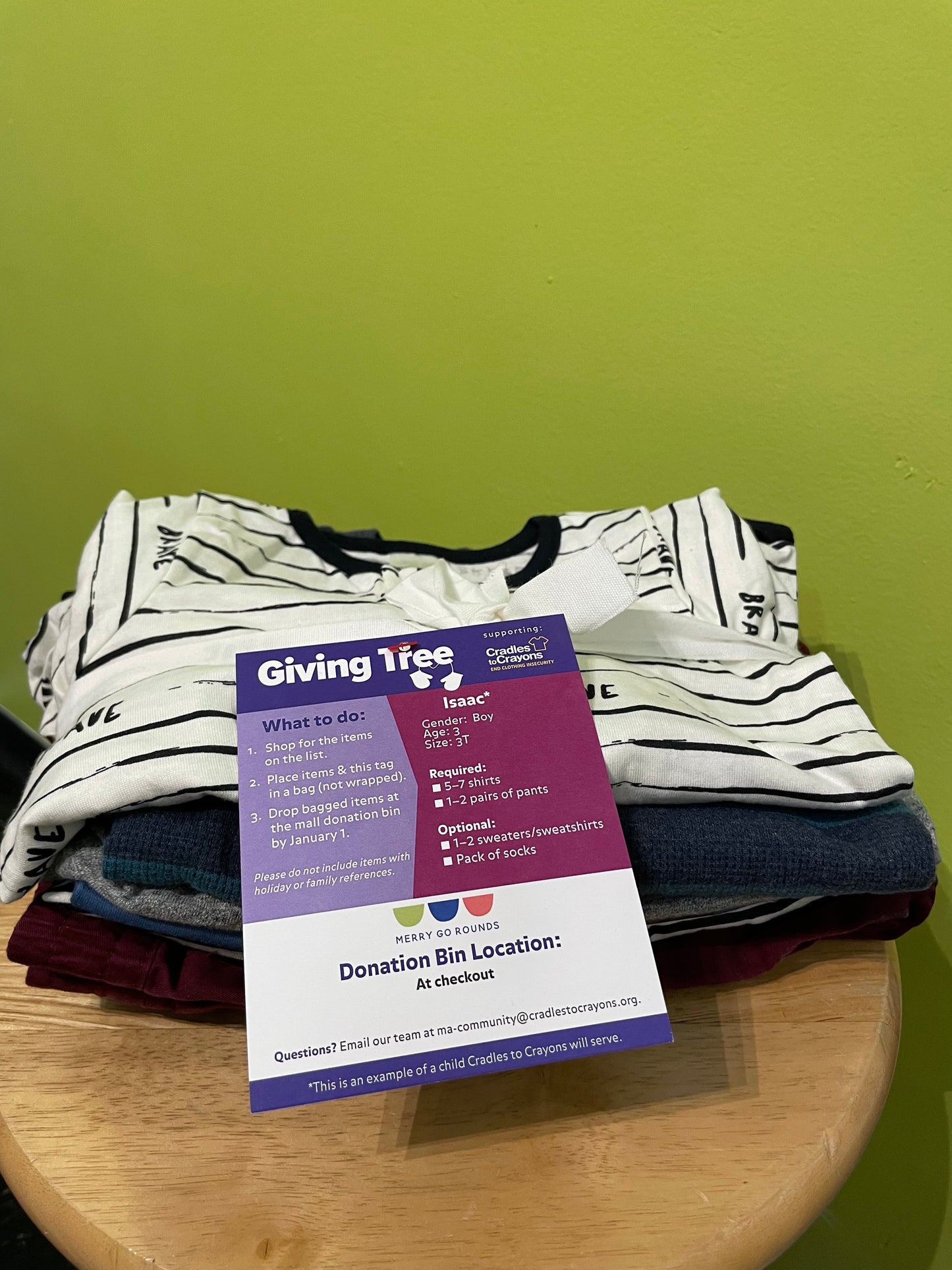 Give Back with an Outfit Pack for Cradles to Crayons