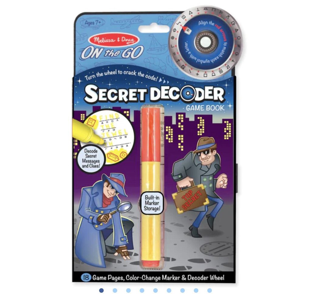 Melissa & Doug Secret Decoder Game Book