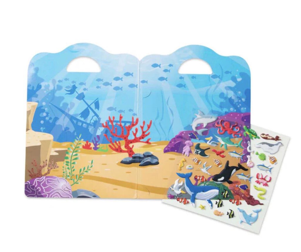Melissa & Doug Puffy Sticker Play Set - Ocean