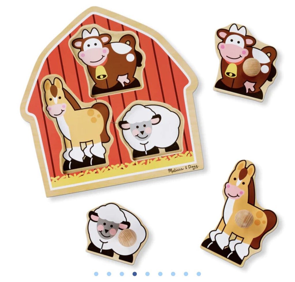 Melissa and doug knob puzzles clearance