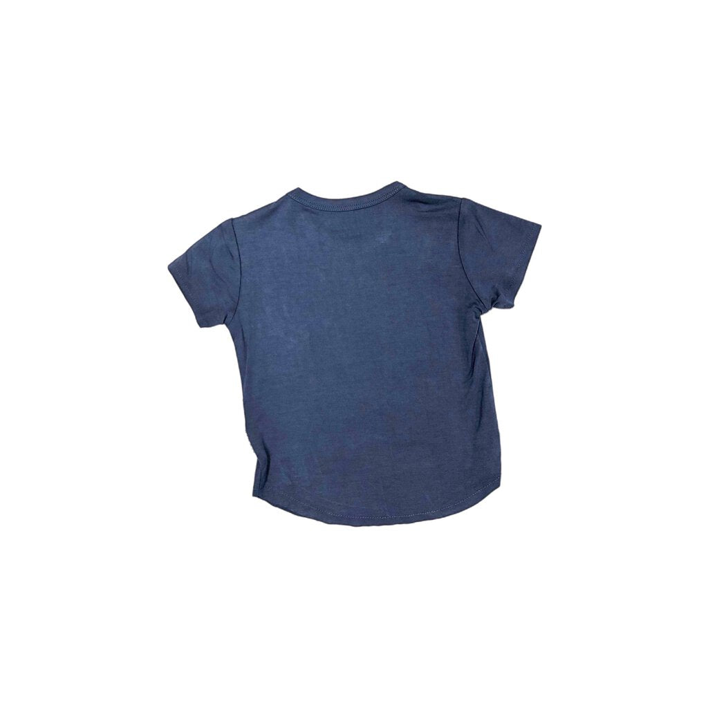 SIZE 0/3m + 3/6m | Bamboo Baby Kids Tee | Coral