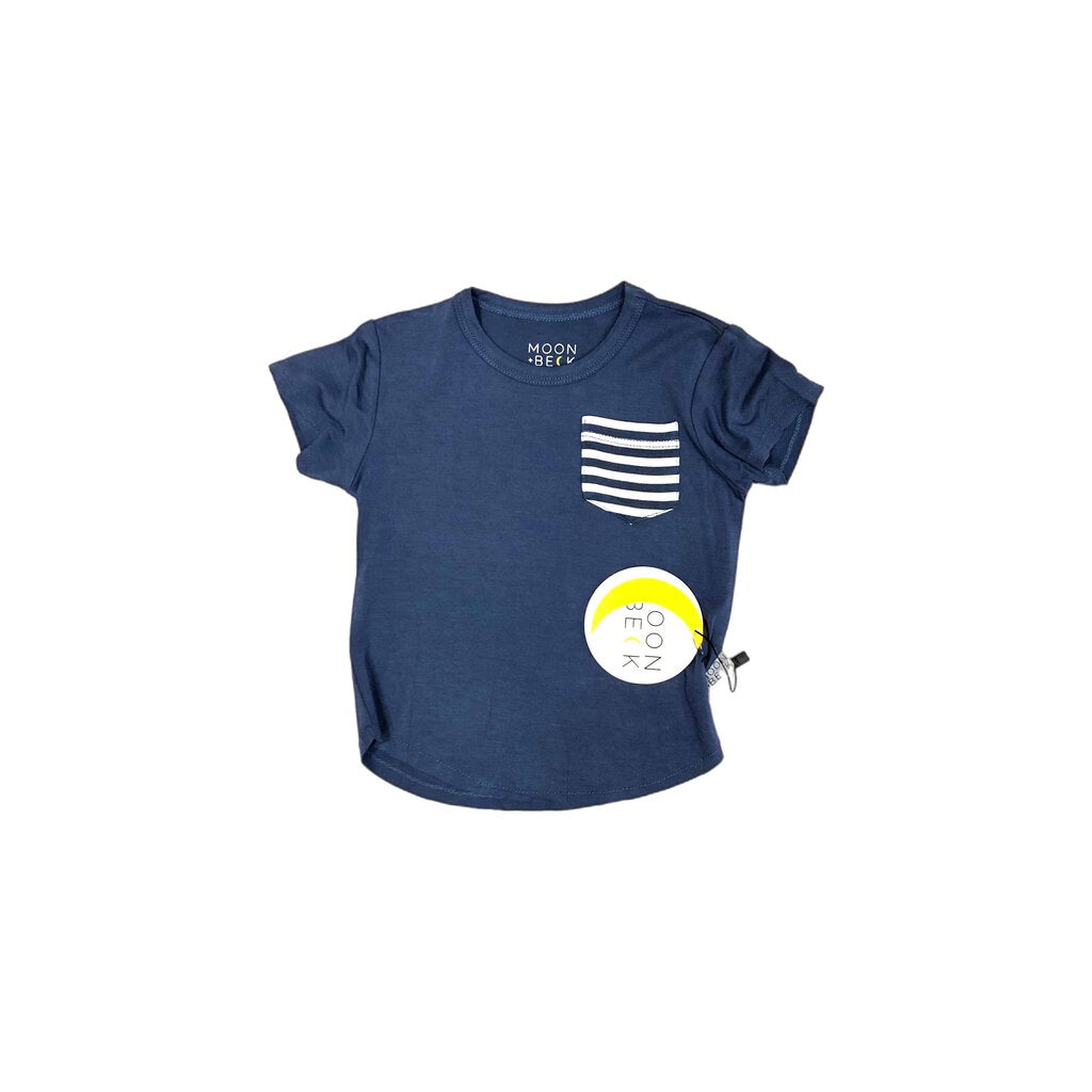 NEW Moon + Beck bamboo tee, 0-3m